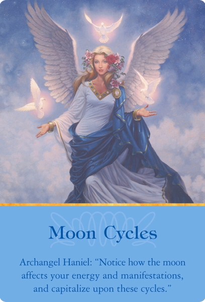 月の周期／Moon Cycles 大天使ハニエルより　〜大天使オラクルカード