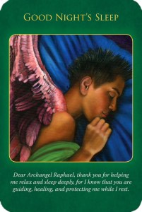 Good Night’s Sleep ~Archangel Rapahael Healing Oracle Cards