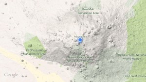 I was standing at the summit of Mauna Kea!