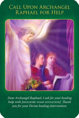 大天使ラファエルに助けを求めましょう〜大天使ラファエルヒーリングオラクルカード