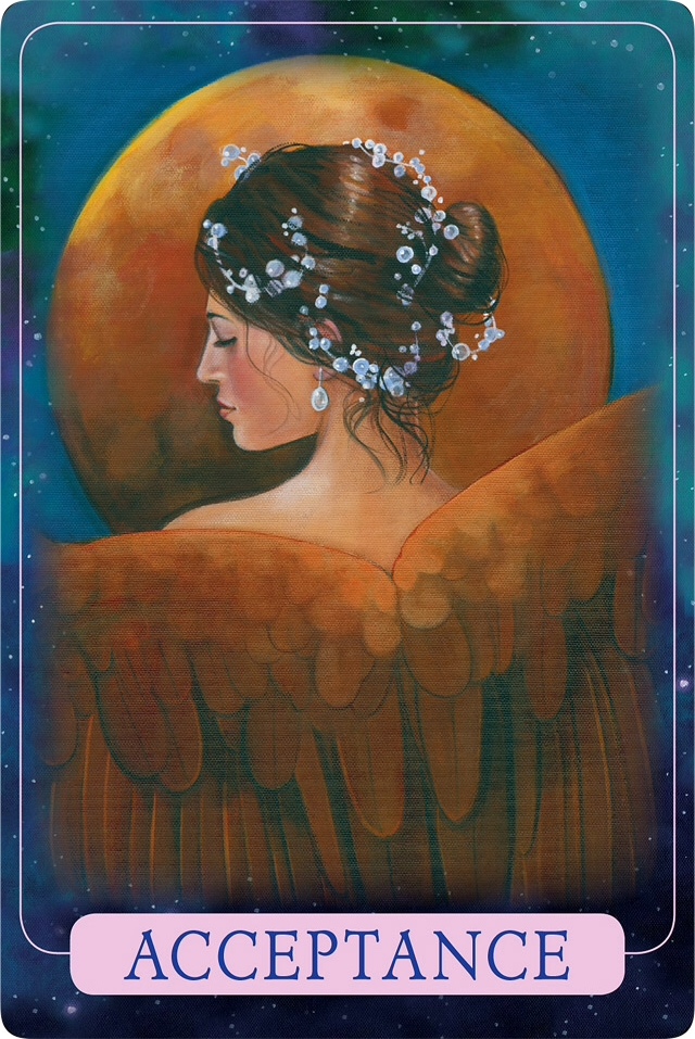 《受け容れる／Acceptance》インディゴエンジェルオラクルカードより