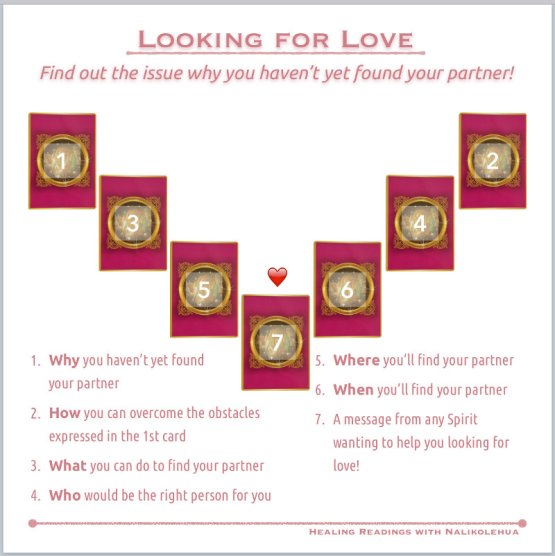 Looking for love spread ~Healing Readings with Nalikolehua