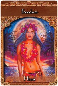 自由　月の女神ヒナより〜アセンディッドマスターオラクルカード