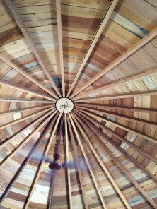 Ceiling of a mud hut