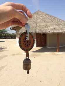 A mud hut at the Hodka Resort