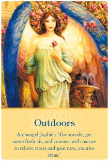 アウトドア　大天使ジョフィエル　〜大天使オラクルカード