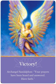勝利！　大天使サンダルフォーン　〜大天使オラクルカード