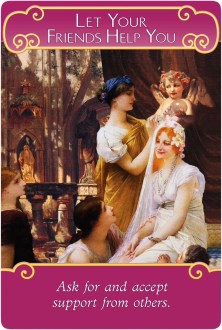 Let Your Friends Help You　友達の助けを借りて　〜ロマンスエンジェルオラクルカード