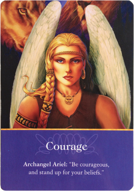 Courage from Archangel Ariel of the Archangel Oracle Cards
