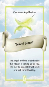 Travel plans! ~ The Angel Feather Oracle