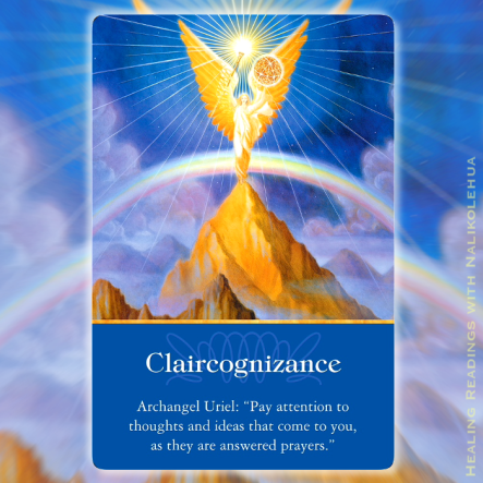 Claircognizance／察知する　大天使ウリエル　～大天使オラクルカード