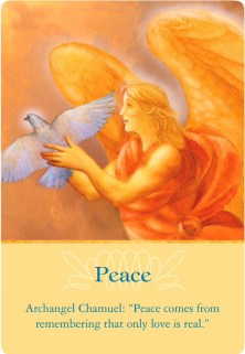 Peace／平和　大天使シャムエル　～大天使オラクルカード