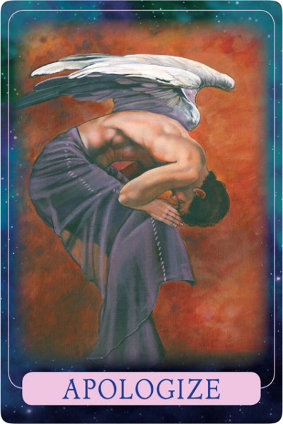 Apologise from the Indigo Angel Oracle Cards