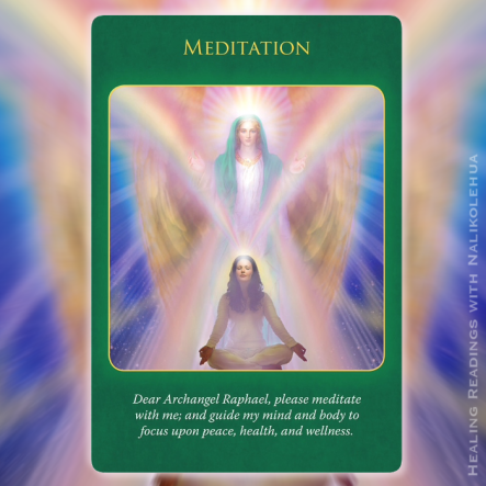 瞑想／Meditation　〜大天使ラファエルヒーリングオラクルカード
