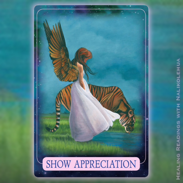 Show Appreciation from the Indigo Angel Oracle Cards