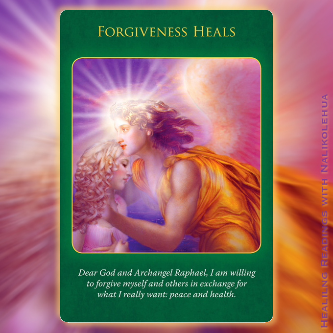 Forgiveness Heals of Archangel Raphael Healing Oracle Cards
