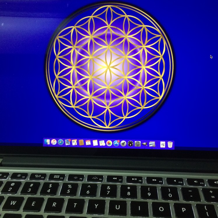 Flower of Life laptop wallpaper