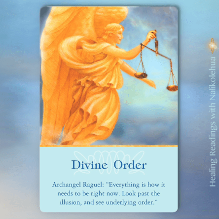 天の導き・天の秩序／Divine Order　〜大天使オラクルカード