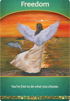 自由／Freedom　ライフパーパスオラクルカードより