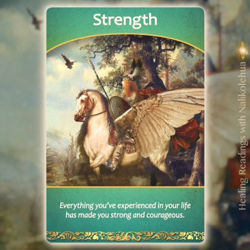 強さ／Strength　ライフパーパスオラクルカードより