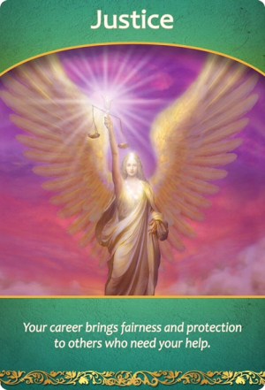 Justice／正義　ライフパーパスオラクルカードより