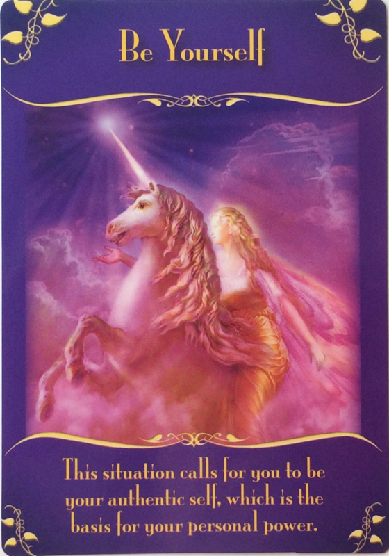 《ありのままの自分でいる／Be Yourself》マジカルフェアリーオラクルカードより