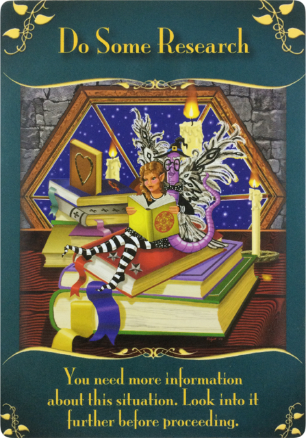 Do Some Research／調べる　〜マジカルフェアリーオラクルカード より