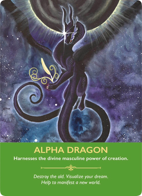 Alpha Dragon from the Dragon Oracle Cards