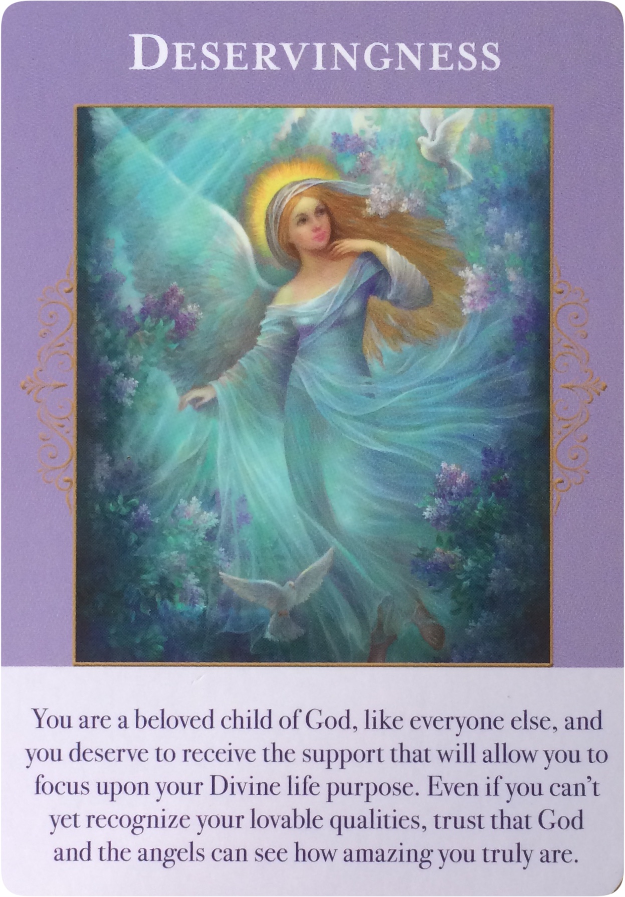 援助に値する存在／Deservingness 〜エンジェルオブアバンダンスオラクルカード