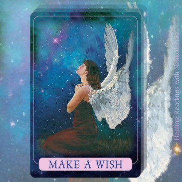 願いごとをする／Make a Wish インディゴエンジェルオラクルカードより