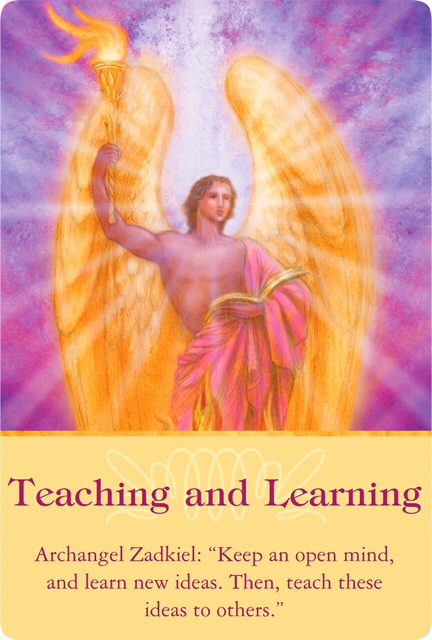 教えることと学ぶこと／Teaching and Learning 大天使ザドキエルより　〜大天使オラクルカード