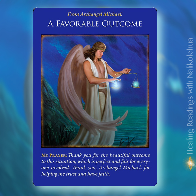 A Favorable Outcome from Archangel Michael Oracle Cards