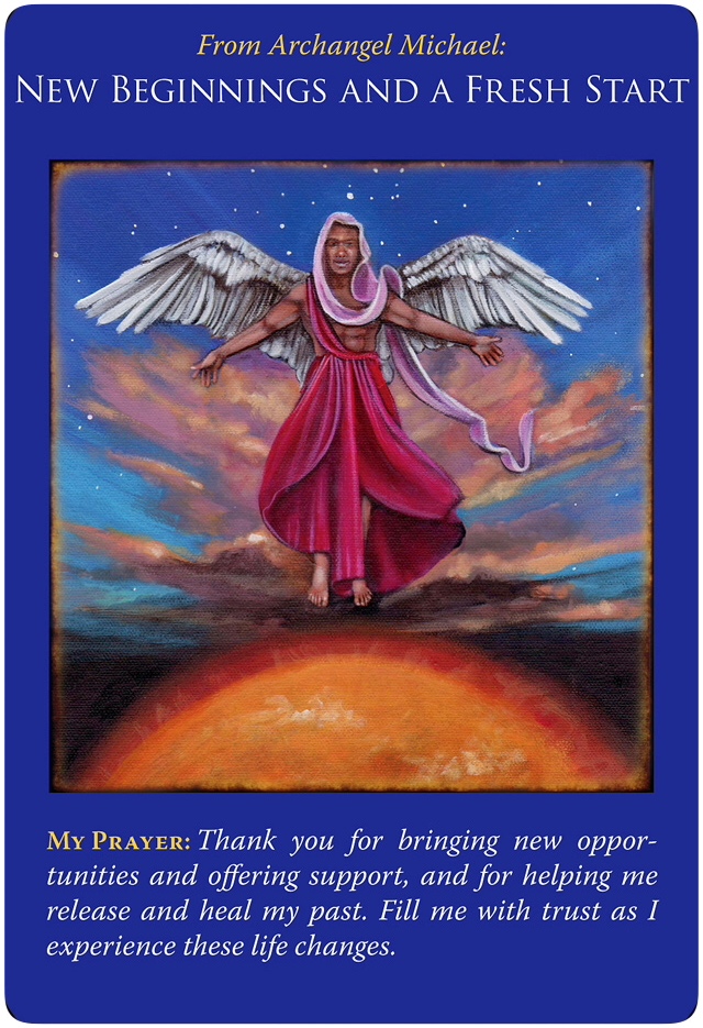 心機一転、やり直す／New Beginnings and a Fresh Start 大天使ミカエルオラクルカードより