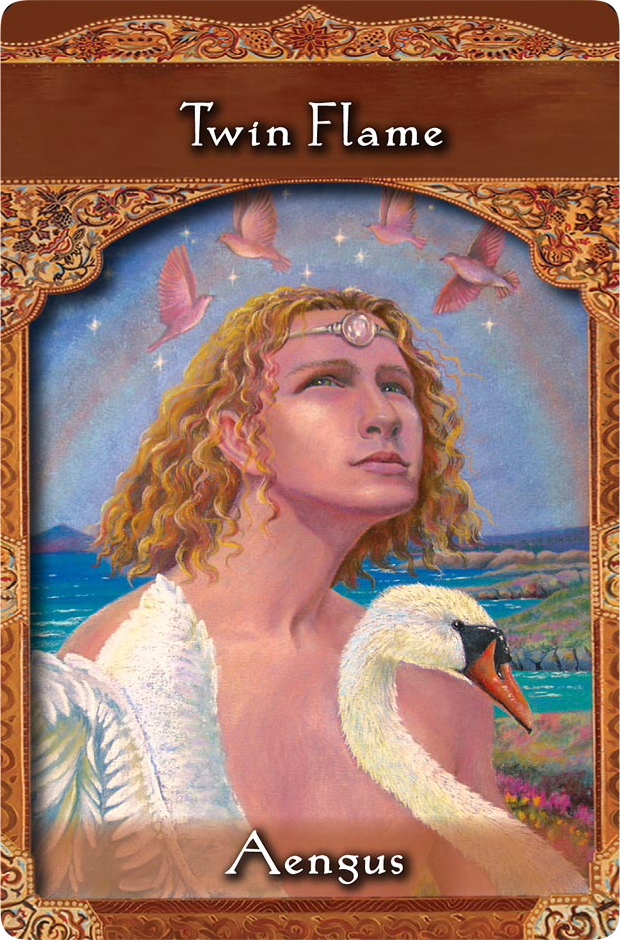 Twin Flame from Aengus of the Ascended Masters Oracle Cards