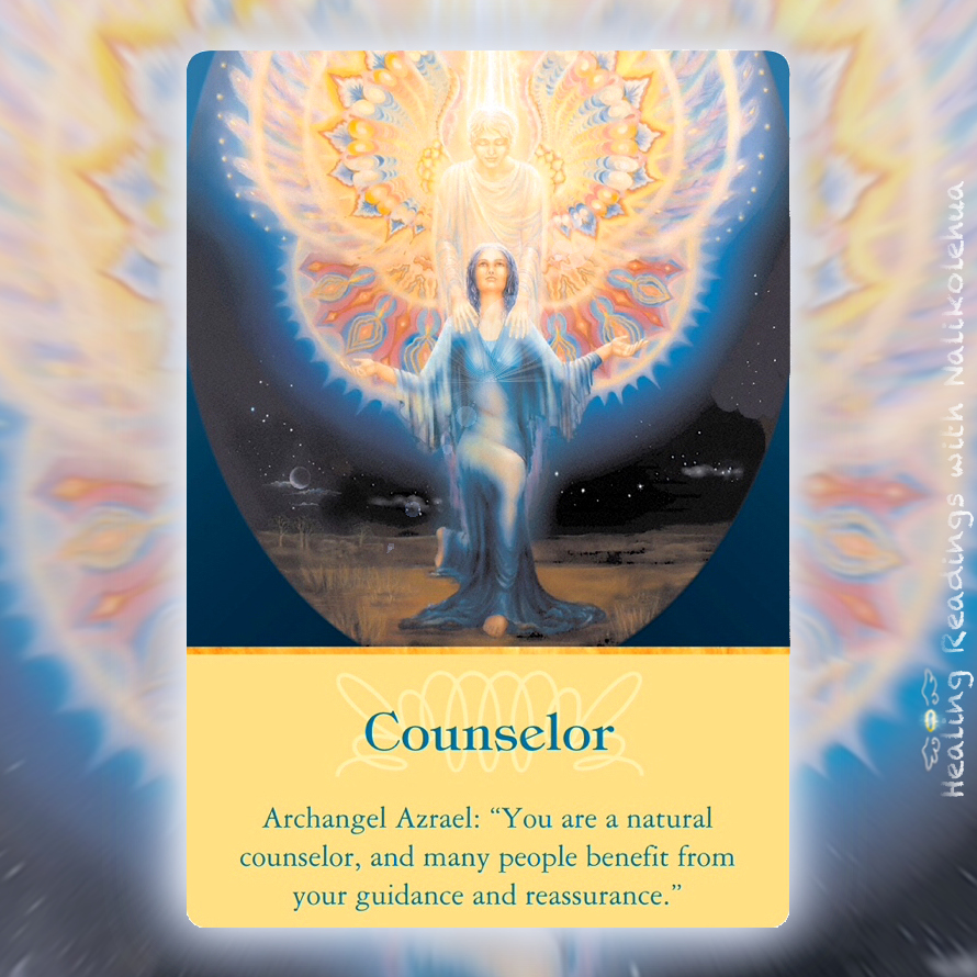 カウンセラー／Counselor　大天使アズラエル　大天使オラクルカードより