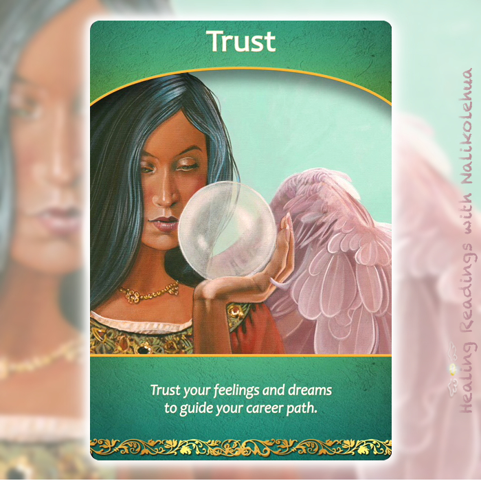 Trust/確信 〜ライフパーパスオラクルカードより Trust/確信 〜ライフパーパスオラクルカードより