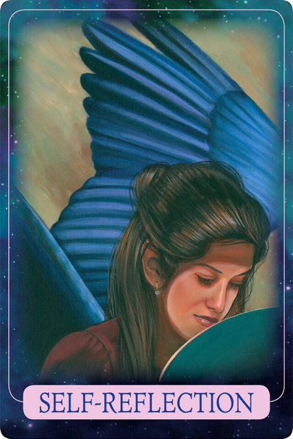 《内省／SELF-REFLECTION》インディゴエンジェルオラクルカードより