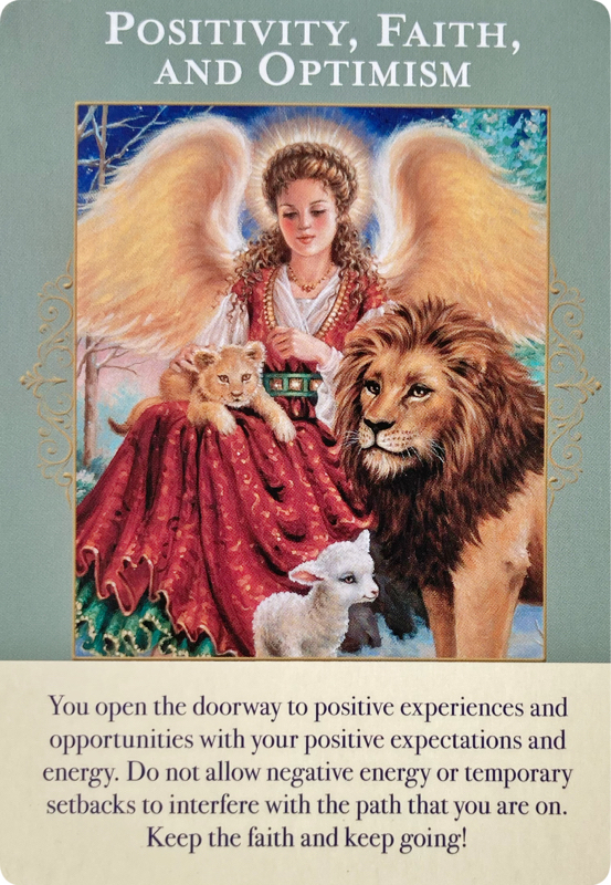 《ポジティブさ、信念、楽観主義／Positivity, Faith, and Optimism》〜エンジェルオブアバンダンスオラクルカード