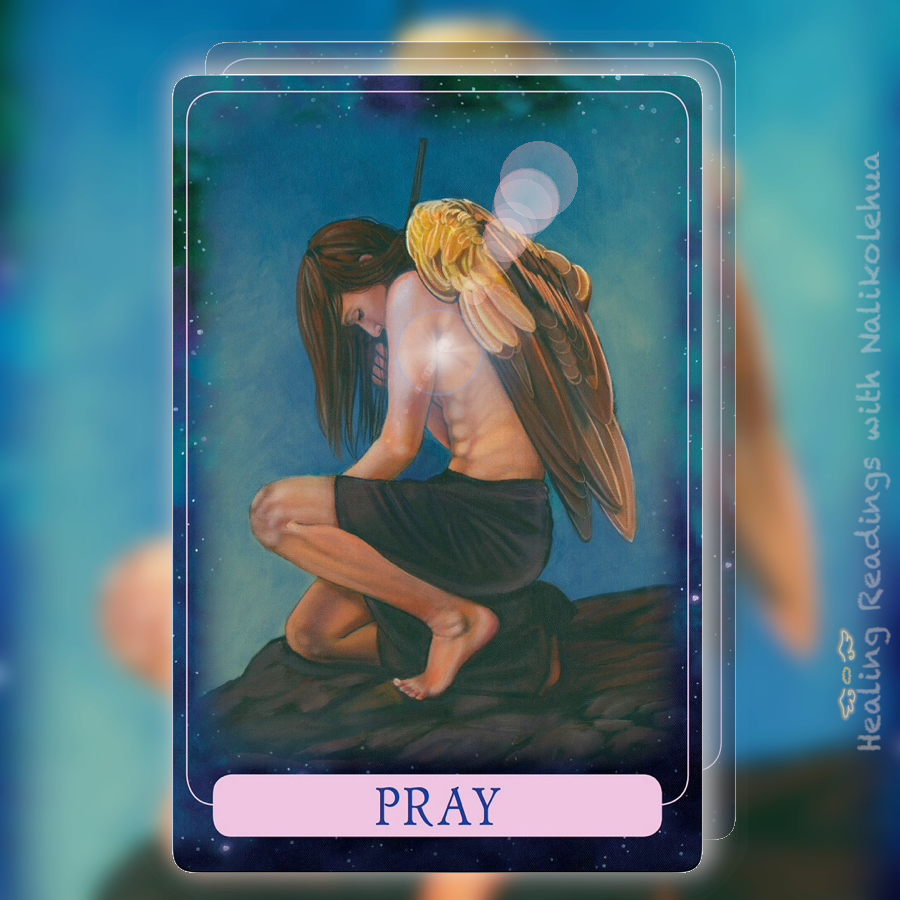 Pray from the Indigo Angel Oracle Cards
