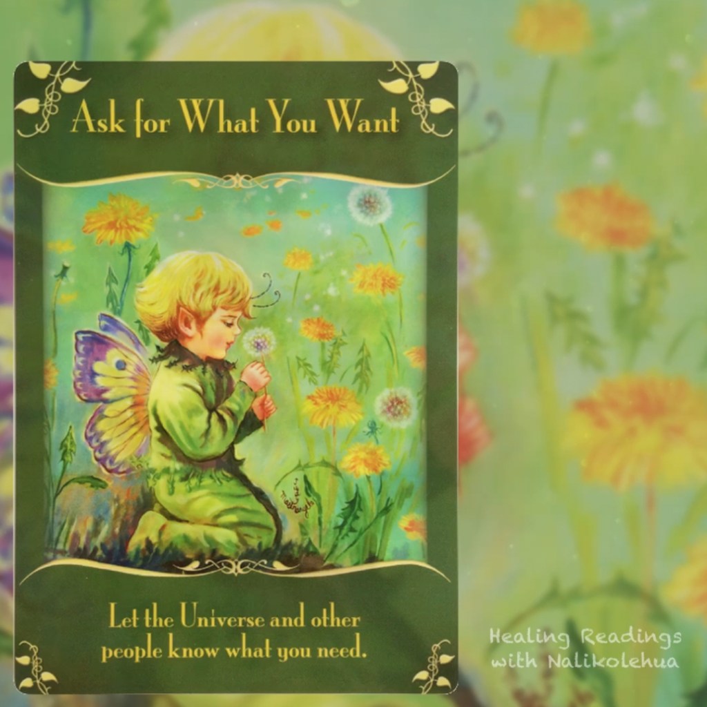 《Ask for What You Want／欲しいものを求める》マジカルフェアリーオラクルカードより