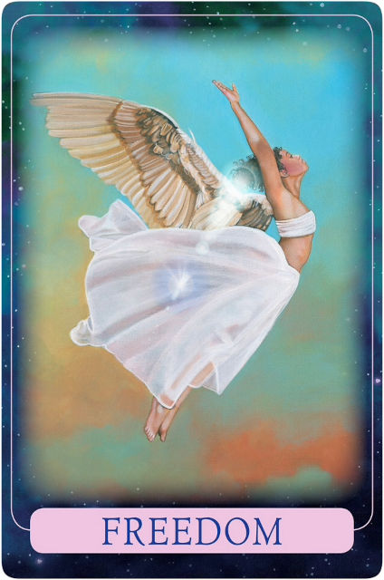 《自由／Freedom》インディゴエンジェルオラクルカードより