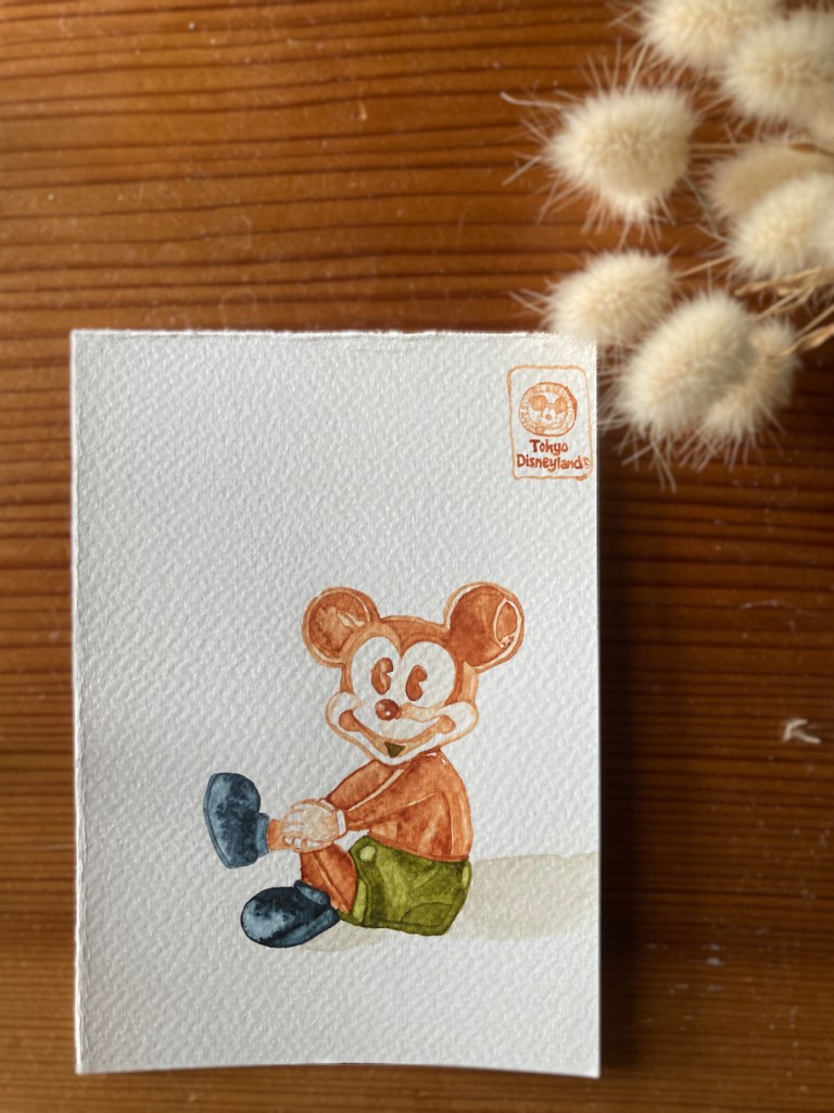 ミッキーマウスの置物