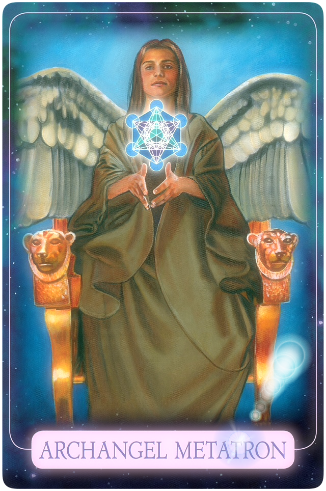 Archangel Metatron from Indigo Angel Oracle Cards