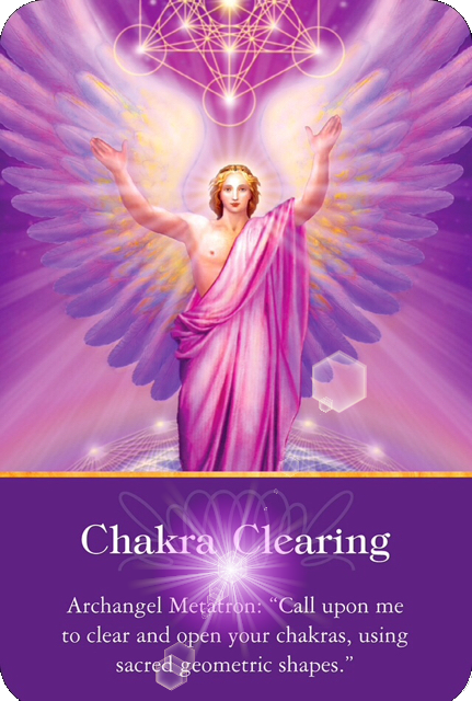 Chakra Clearing ~ Archangel Metatron from Archangels Oracle Cards
